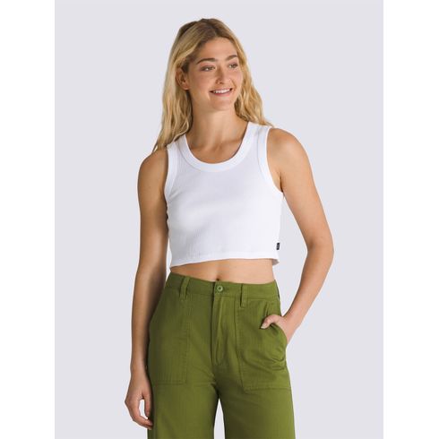 Crop Top Drew Rib Tank