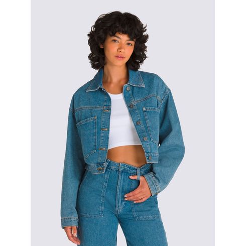 Chaqueta Mujer Raynes Denim Crop Ja