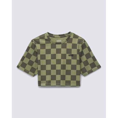 Camiseta Checker Crew Crop Ii Mujer