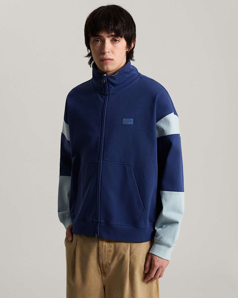 Saco Retro Sport Mock Neck Full Zip-1788385997068