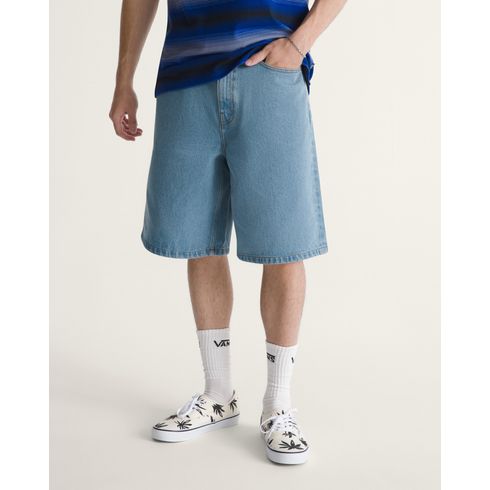 Short Check-5 Baggy Denim