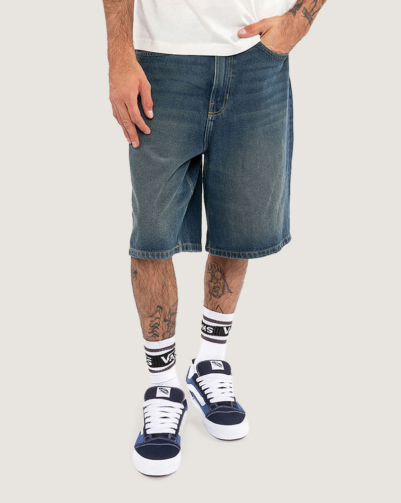 Short Check-5 Baggy Denim-1789048195600
