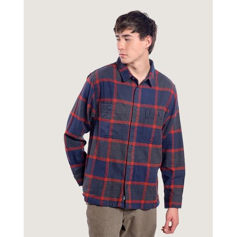 Camisa Larkspur Plaid Flannel